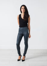Load image into Gallery viewer, Elenaso Leather Trouser in Cool Grey