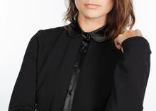 Load image into Gallery viewer, Fleece Jersey Dress in Black