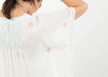 Load image into Gallery viewer, Floral Tent Dress in White