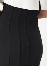 Load image into Gallery viewer, Layered Contrast Dress in Cream/Black