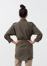 Load image into Gallery viewer, Belted Surplus Dress