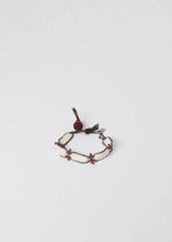 Load image into Gallery viewer, Garnet Bracelet in Frothy Pearl