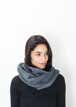 Load image into Gallery viewer, Knit Neck Warmer in Grey